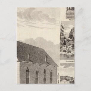 Kerk, woningen en gieterij briefkaart