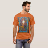 Kerkaal gekleurd glas t-shirt (Voorkant volledig)