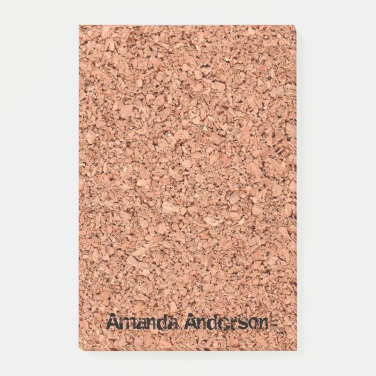 Kerkaart met gepersonaliseerde tekst post-it® notes (Voorkant)