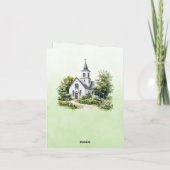 kerkbijbel Verse Sage Notitiekaartje (Achterkant)