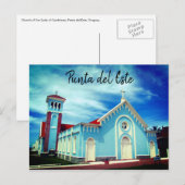 kerkblauw briefkaart (Voorkant / Achterkant)