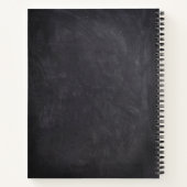 Kerkbordkarton van onze Bucket List Couple Notitieboek (Achterkant)