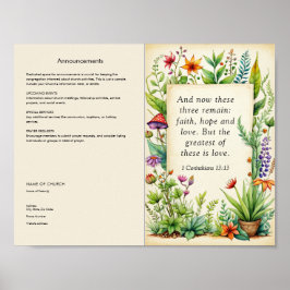 Kerkbulletin aanpassen en downloaden poster