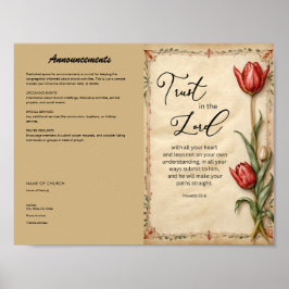 Kerkbulletin om te downloaden en af te drukken poster