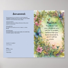 Kerkbulletin om te downloaden en af te drukken poster