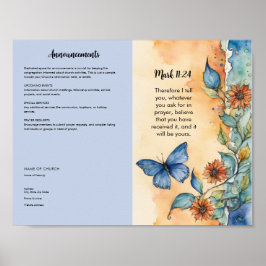 Kerkbulletin voor downloaden en afdrukken poster