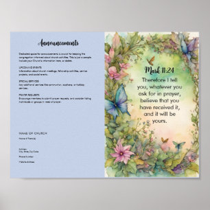 Kerkbulletin voor downloaden en afdrukken poster