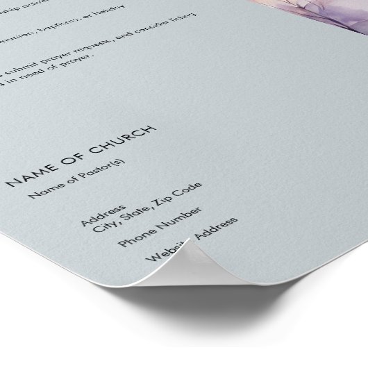 Kerkbulletin voor downloaden en afdrukken poster (Hoek)