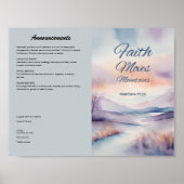 Kerkbulletin voor downloaden en afdrukken poster (Voorkant)