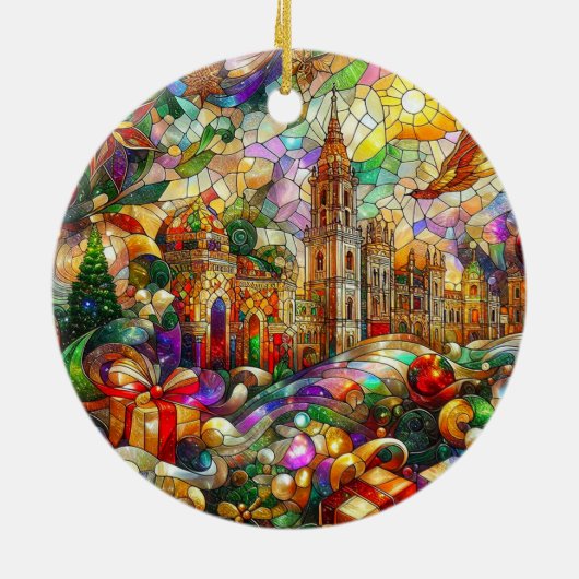 KERKCADEAUS ~ Kerst 2024 Keramisch Ornament (Achterkant)