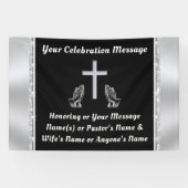 Kerkdecoratie voor Jubileum, Christelijk Spandoek (Horizontaal)