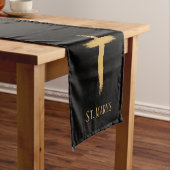 Kerkdienst Gouden Kruis Tafelloper (Voorbeeld)