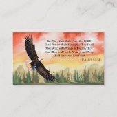 Kerkdominee Christelijke Schrift Schilderachtig Visitekaartje (Voorkant)