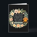 Kerkelijk Gesprek Homeschool Moeder Christelijke B Kaart<br><div class="desc">Kerkelijk Gesprek Homeschool Moeder Christelijke Bloemen</div>
