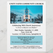 kerkelijk Jubileum Flyer (Voorkant)