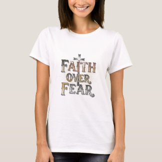 Kerkelijk T-Shirt met 'Geloof boven Angst'