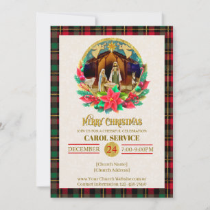 Kerkelijke Christelijke Kerk Kerstlied Dienst Feestdagenkaart