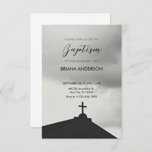 Kerkelijke esthetiek kaart (Voorkant / Achterkant)