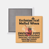 kerkelijke gemalen wijnen magneet (Voorkant / Achterkant)