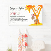 Kerkelijke kerstuitnodiging spandoek (Insitu)