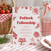 Kerkelijke Potluck Samenkomst