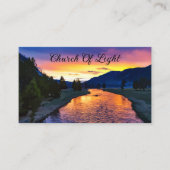 Kerkelijke Schilderachtig geloofsgebaseerde Visite Visitekaartje (Voorkant)