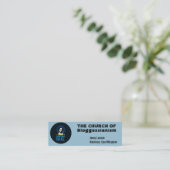 Kerkelijke visitekaartjes. Aanpassen. Mini Visitekaartje (Staand voorkant)
