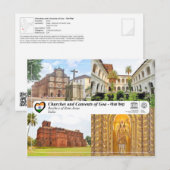 Kerken en Conventen van Goa, Basilica of Bom Jesus Briefkaart (Voorkant / Achterkant)