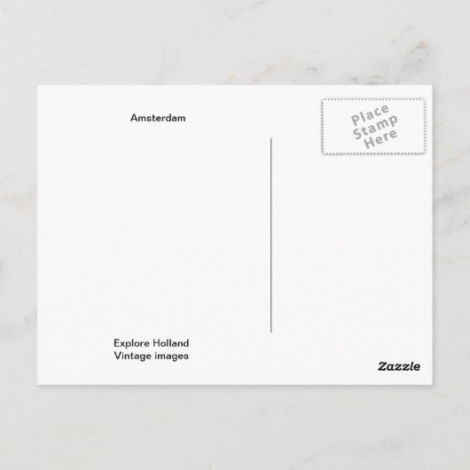  kerken in Amsterdam Briefkaart (Achterkant)