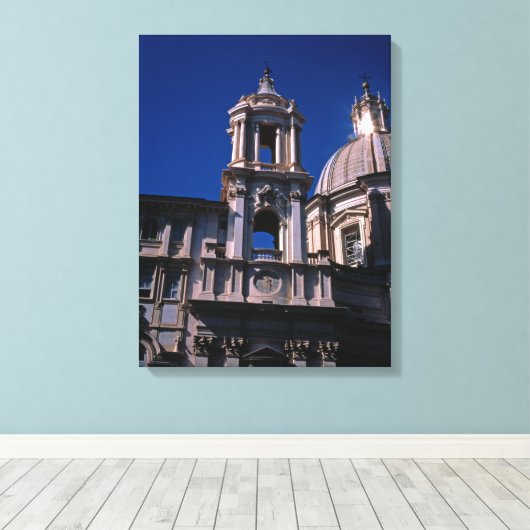 Kerken Rome Italië Canvas Afdruk (Insitu (Houten vloer))