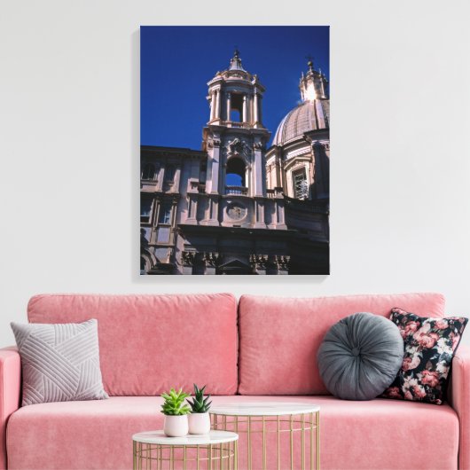 Kerken Rome Italië Canvas Afdruk (Insitu (Woonkamer))
