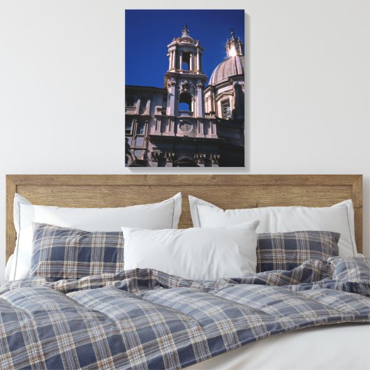 Kerken Rome Italië Canvas Afdruk (Insitu (Slaapkamer))