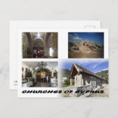 Kerken van Cyprus briefkaart (Voorkant / Achterkant)