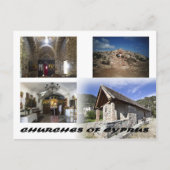Kerken van Cyprus briefkaart (Voorkant)