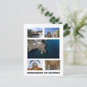 Kerken van het briefkaart Cyprus (Staand voorkant)