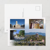 Kerken van het briefkaart Cyprus (Voorkant / Achterkant)