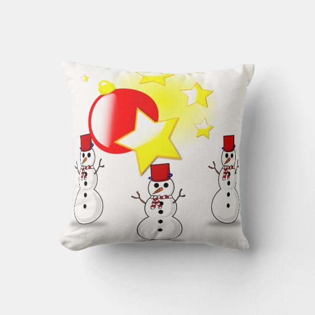 Kerkende Kerstkussen Kussen (Voorkant)