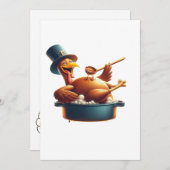 Kerkentrekker voor Thanksgiving Kaart (Voorkant / Achterkant)