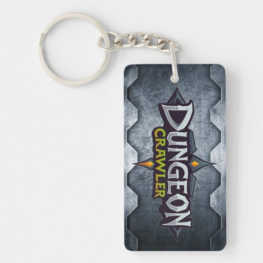 Kerker Crawler Zwart en Metaal Sleutelhanger (Voorkant)