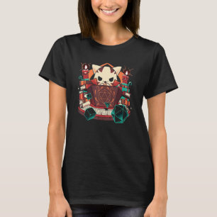 Kerker en katten Tafelbladgaming Rolspeler T-shirt
