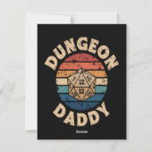 Kerker Papa Vaderdag Feestdagenkaart (Achterkant)