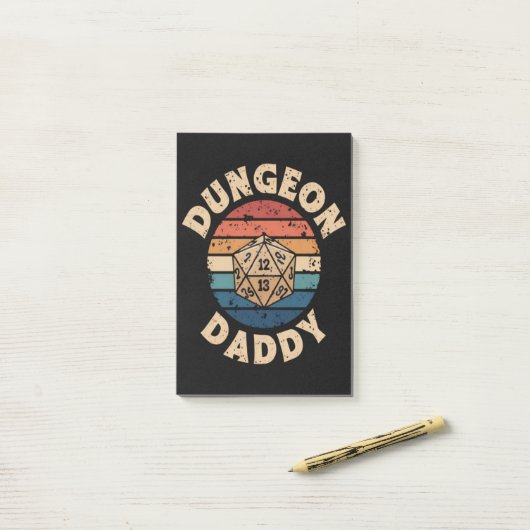 Kerker Papa Vaderdag Post-it® Notes (Op bureau)