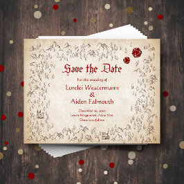 Kerkerkaart RPG Gamer Bruiloft Save The Date