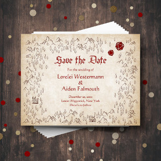Kerkerkaart RPG Gamer Bruiloft Save The Date