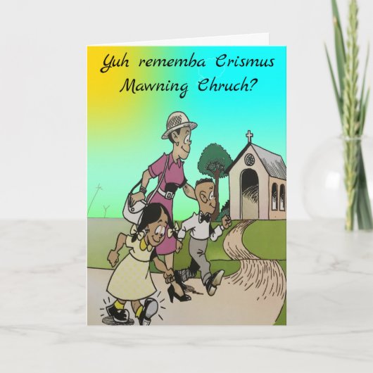 Kerkerkerk Feestdagen Kaart (Voorkant)