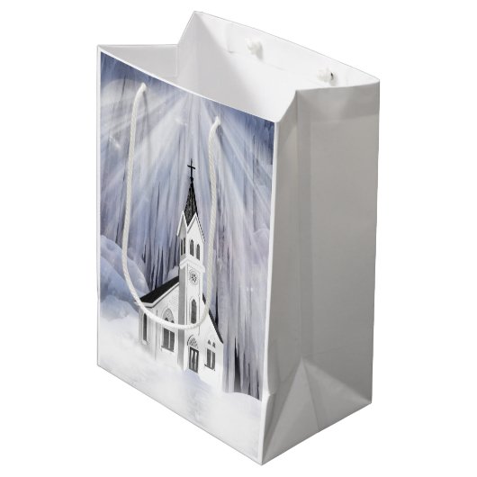 Kerkerkerk Medium Cadeauzakje (Voorkant Gekanteld)