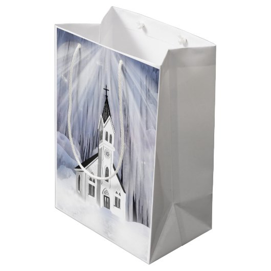Kerkerkerk Medium Cadeauzakje (Achterkant Gekanteld)