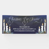 Kerkerkerkerstavond Kandlelight Service Banner (Horizontaal)