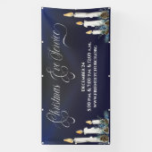 Kerkerkerkerstavond Kandlelight Service Banner (Verticaal)