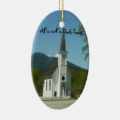 Kerkerkerstversiering Keramisch Ornament (Rechts)